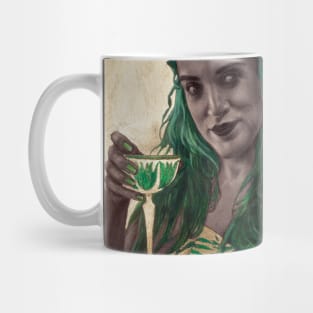 Green lady Mug